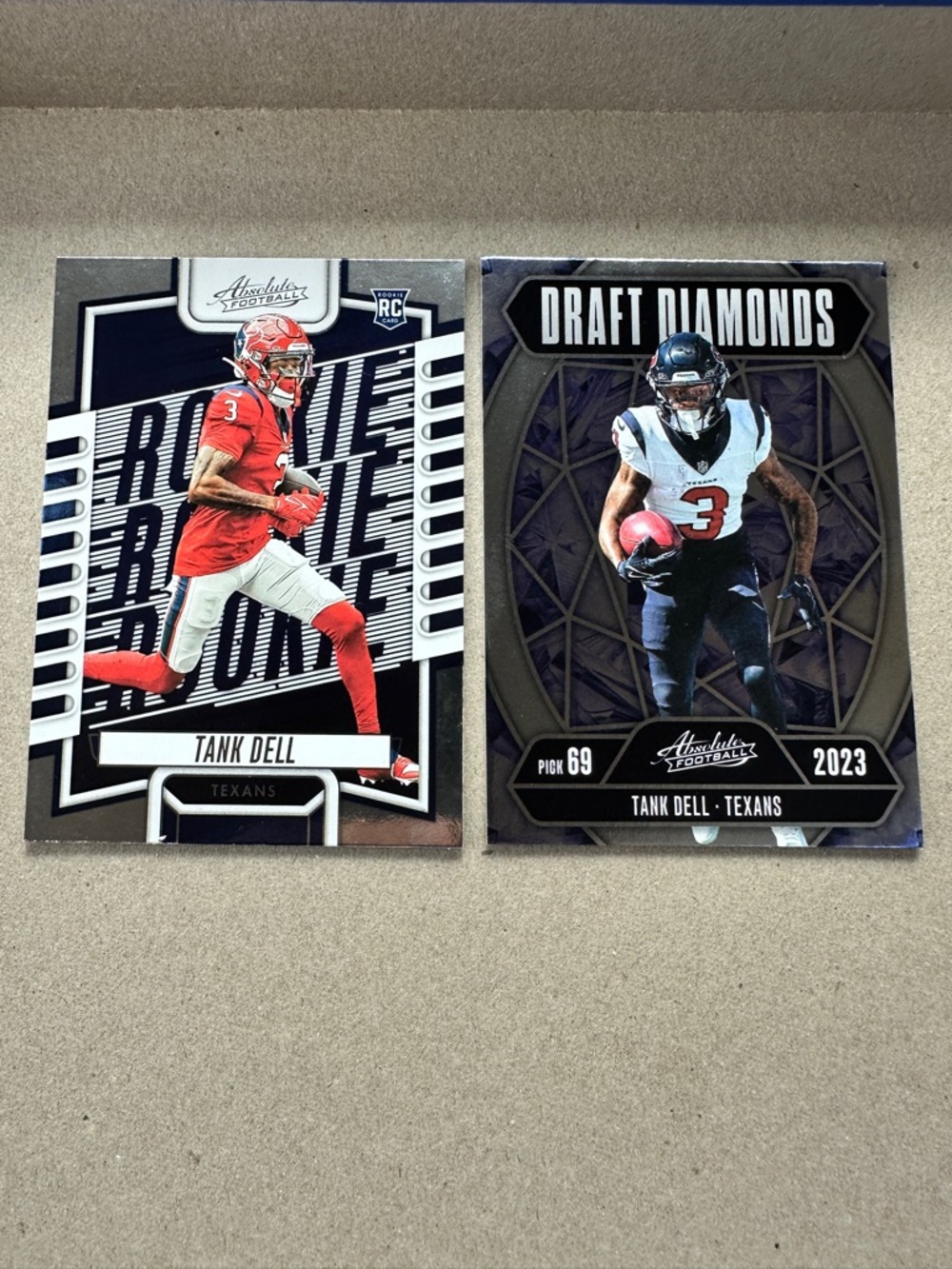 Texans Nico Collins/Andre Johnson/Tank Dell & CJ Stroud/Marks Rookies lot of 17 - Picture 8 of 15